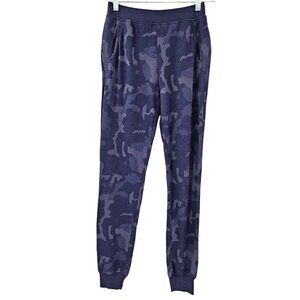 ATM Camo Jogger Pants Blue Women’s Size XS Streetwear Athleisure Lounge Wear